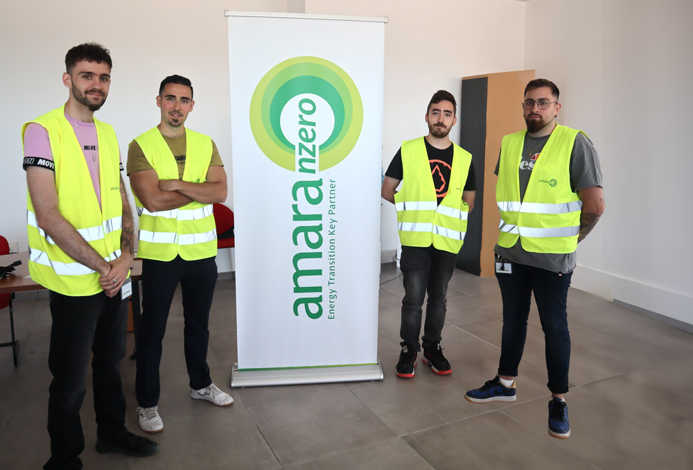 Young people who are now part of the Amara NZero team