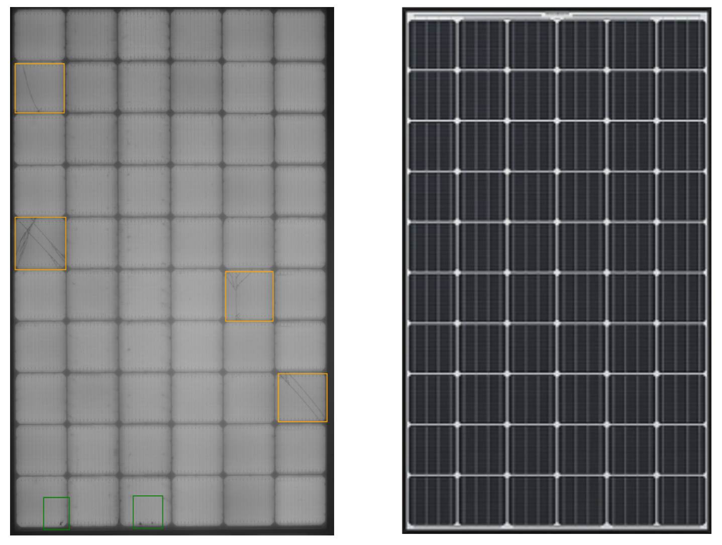 Módulo com danos críticos   Imagem real do módulo