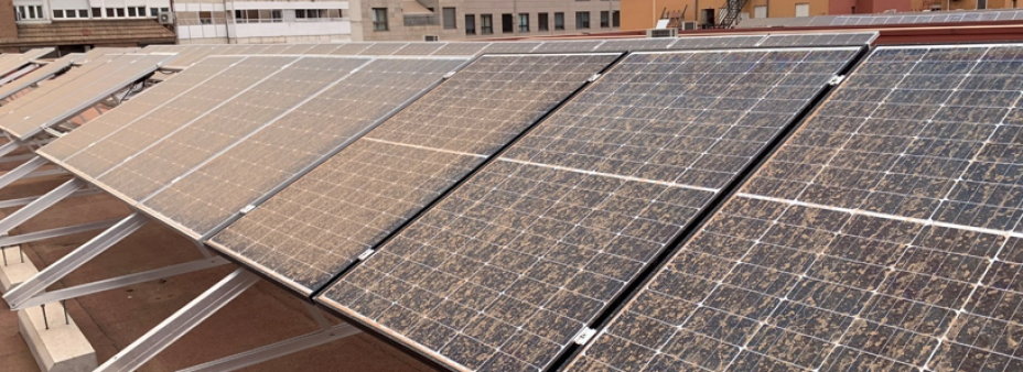 La calima en nuestro laboratorio solar